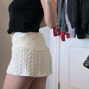 Knitted Mini Skirt