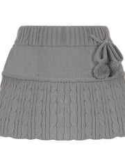 Load image into Gallery viewer, Knitted Mini Skirt
