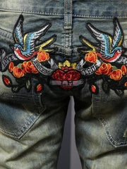 Load image into Gallery viewer, Embroidered Men&#39;s Jeans

