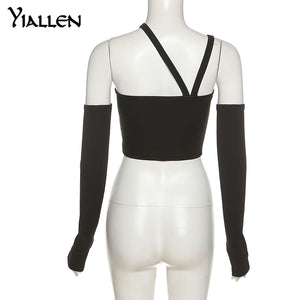 Removable Sleeves Halter Top