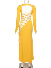 Load image into Gallery viewer, Long Sleeves Exotic Dress
