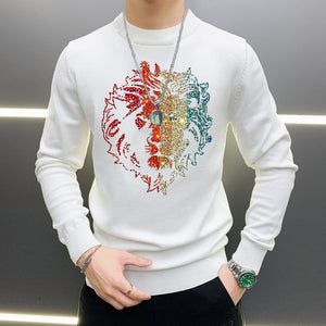 Rhinestone Long Sleeve T-Shirt