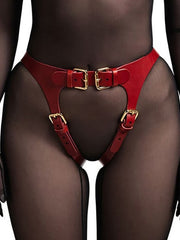 Load image into Gallery viewer, Faux Leather  Bras &amp; Panties
