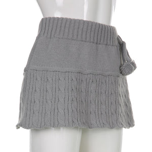 Knitted Mini Skirt