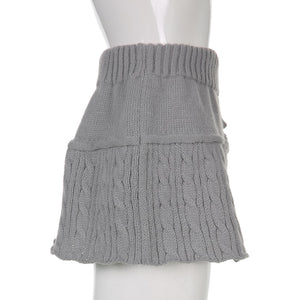 Knitted Mini Skirt