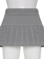 Load image into Gallery viewer, Knitted Mini Skirt
