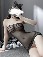 Load image into Gallery viewer, Sheer Nylon Dress
