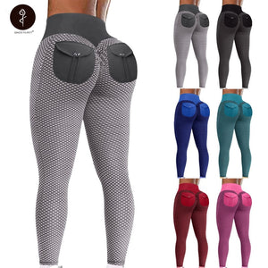 High Waist Leggings With Back Pocket