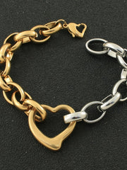Load image into Gallery viewer, Stainless Steel Heart Bracelet
