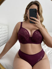 Load image into Gallery viewer, Floral Lace Bra &amp; Thong
