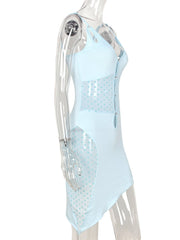 Load image into Gallery viewer, Hollow Out Bodycon Mini Dress
