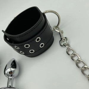 Handcuffs with Butt plug
