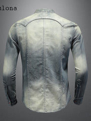 Load image into Gallery viewer, Long Sleeve Denim Jacket
