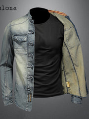 Load image into Gallery viewer, Long Sleeve Denim Jacket
