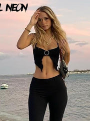 Load image into Gallery viewer, Black Crop Top
