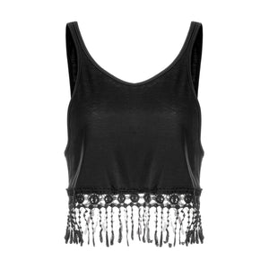 Tassel Crop Top