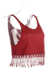 Load image into Gallery viewer, Tassel Crop Top
