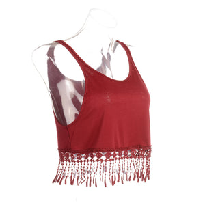 Tassel Crop Top