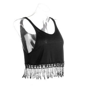 Tassel Crop Top