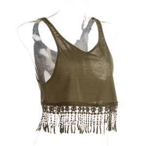 Tassel Crop Top