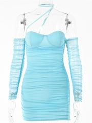 Load image into Gallery viewer, Sheer Sleeve Dress
