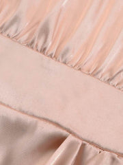 Load image into Gallery viewer, Lantern Sleeve Satin Dress
