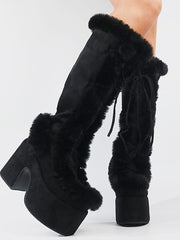 Load image into Gallery viewer, Chunky Heels Boots
