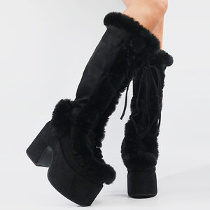 Chunky Heels Boots