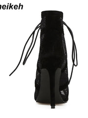 Load image into Gallery viewer, Mesh High Heel
