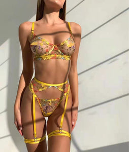 Three-Piece Set Lingerie Set