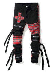 Load image into Gallery viewer, Retro Patchwork Pants
