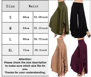 Ruffles Wide Leg Pants