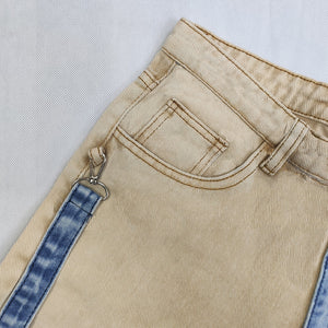 Two-Tone Jeans Pants
