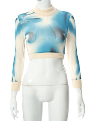 Load image into Gallery viewer, Long Sleeve Turtleneck Crop Top
