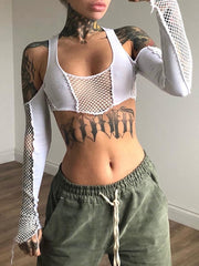 Load image into Gallery viewer, Long Sleeve Crop Top
