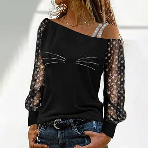 Sheer Long Sleeve Top