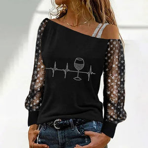 Sheer Long Sleeve Top