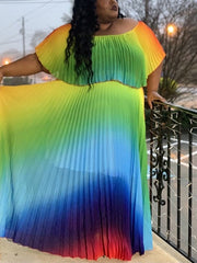 Load image into Gallery viewer, Off-Shoulder Pleated Jumpsuit
