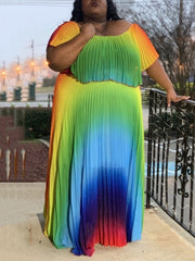 Load image into Gallery viewer, Off-Shoulder Pleated Jumpsuit
