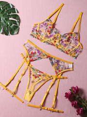 Load image into Gallery viewer, Three-Piece Set Lingerie Set
