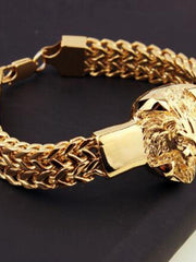 Load image into Gallery viewer, Lion Head Bracelet
