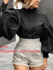 Load image into Gallery viewer, Long Lantern Sleeve Blouse
