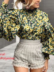 Load image into Gallery viewer, Long Lantern Sleeve Blouse
