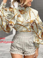 Load image into Gallery viewer, Long Lantern Sleeve Blouse

