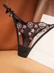 Load image into Gallery viewer, Flower Embroidery Underwear
