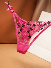 Load image into Gallery viewer, Flower Embroidery Underwear
