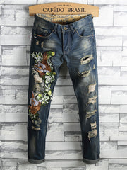 Load image into Gallery viewer, Embroidered Jeans
