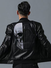 Load image into Gallery viewer, Faux Leather Skull Jackets
