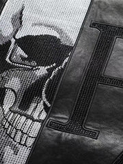 Load image into Gallery viewer, Faux Leather Skull Jackets
