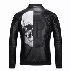 Faux Leather Skull Jackets